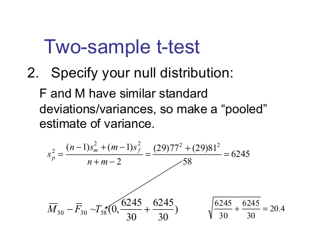 Two Sample T Test